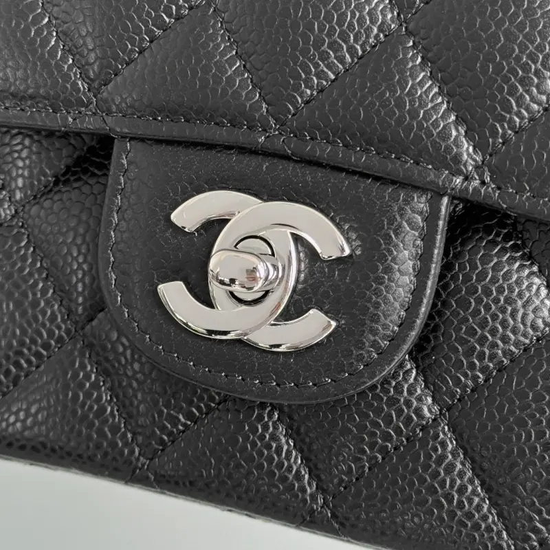 Medium 25cm Lychee Pattern Cowhide CM 10 High Quality Bags - Image 9