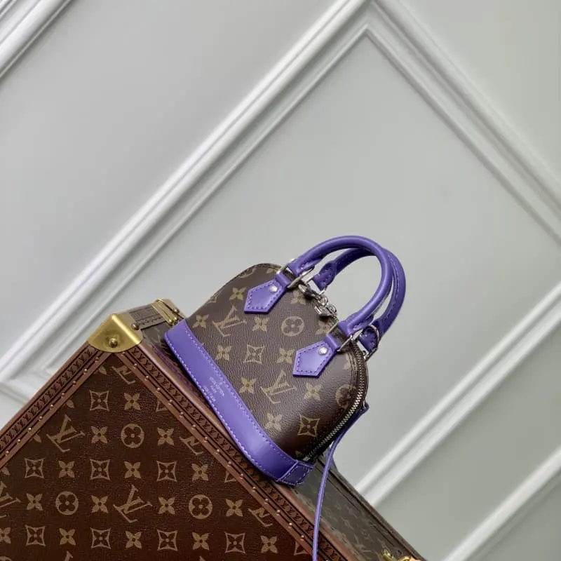 M82717 Old Flower Purple 18x12x8cm High Quality Bags - Image 2