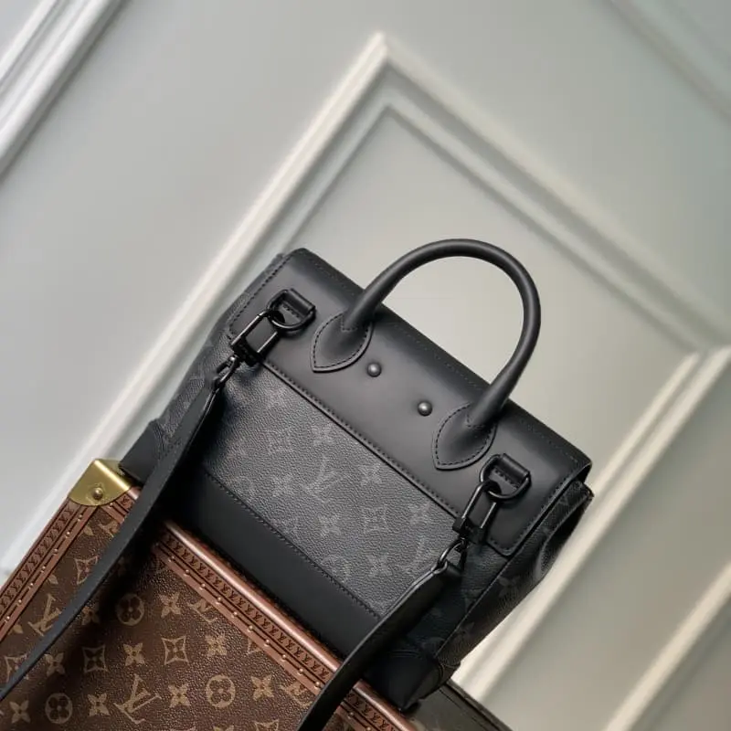 M46953 Black Flower 25x19x8cm High Quality Bags - Image 2