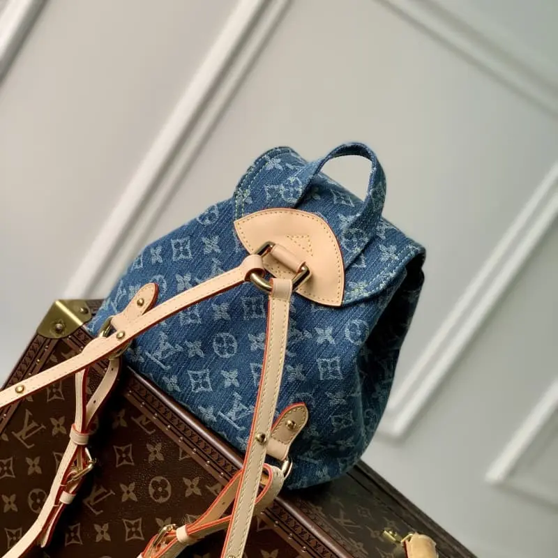 M46836 Blue denim 24x26x7cm High Quality Bags - Image 2