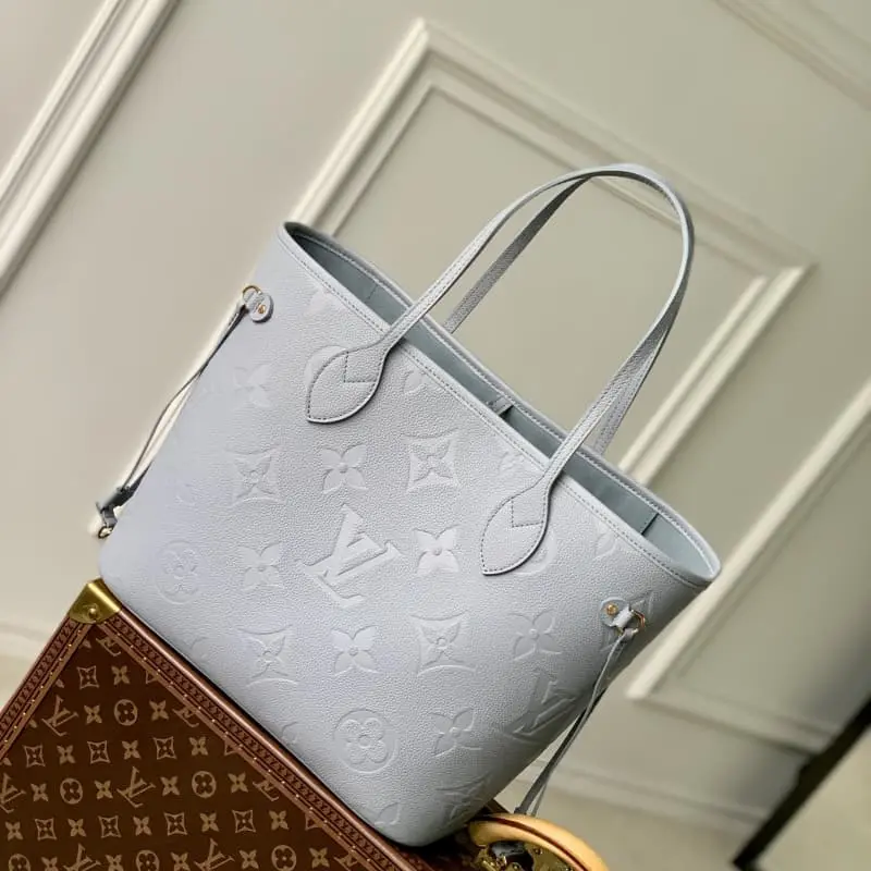 M45685 Full leather embossed blue 32x29x17cm High Quality Bags - Image 2