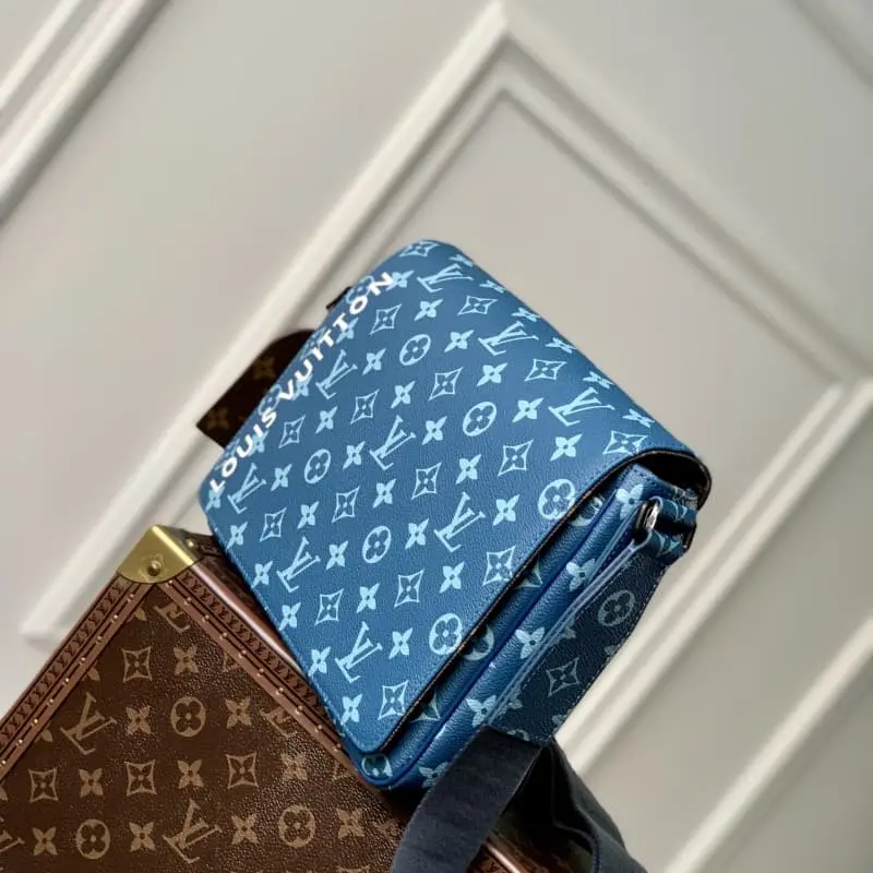 M23785 blue silk screen 26x20x7cm High Quality Bags - Image 2