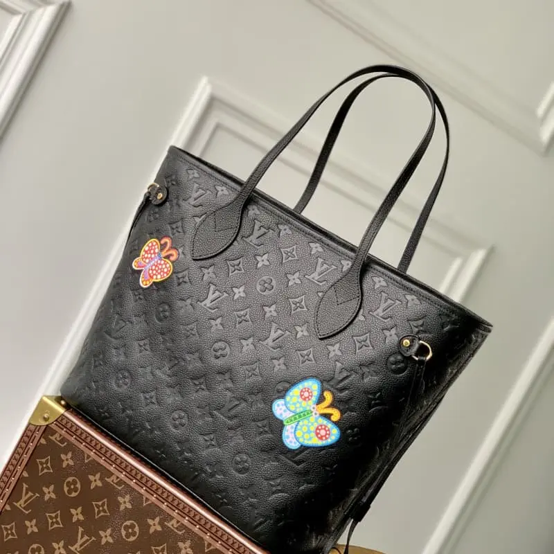 M21733 Black Flowers 31x28x14cm High Quality Bags - Image 2