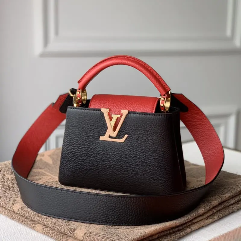 M56071 Black Red 21x14x8cm High Quality Bags