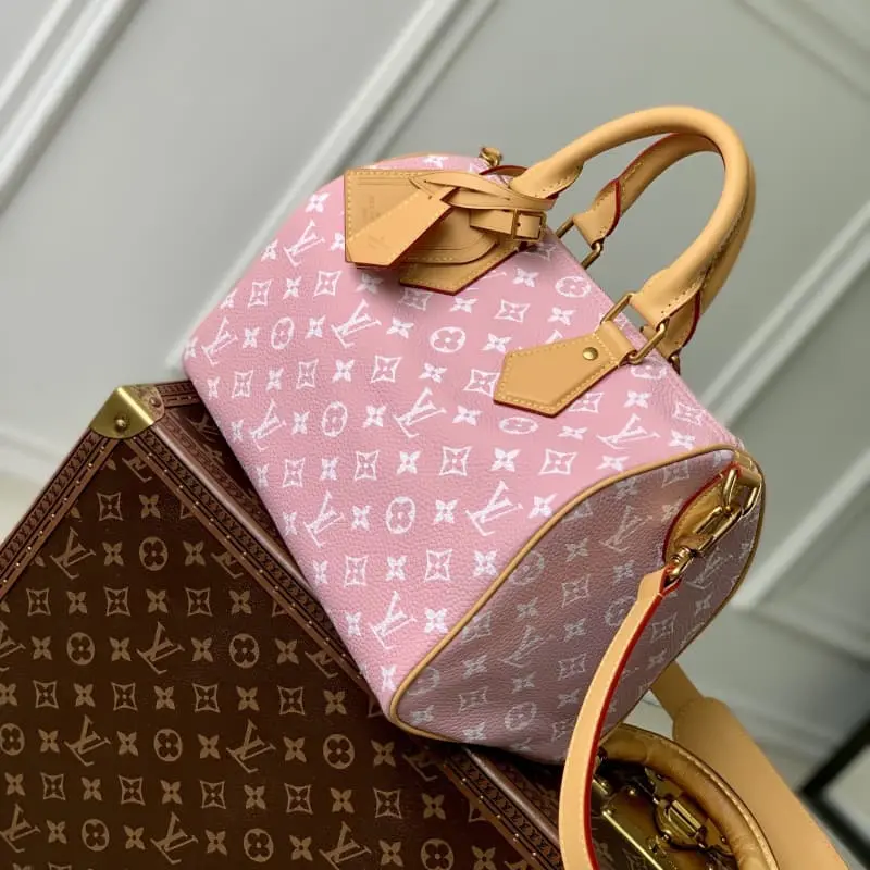 M21108 Pink (full leather) 30x17x21cm High Quality Bags - Image 2