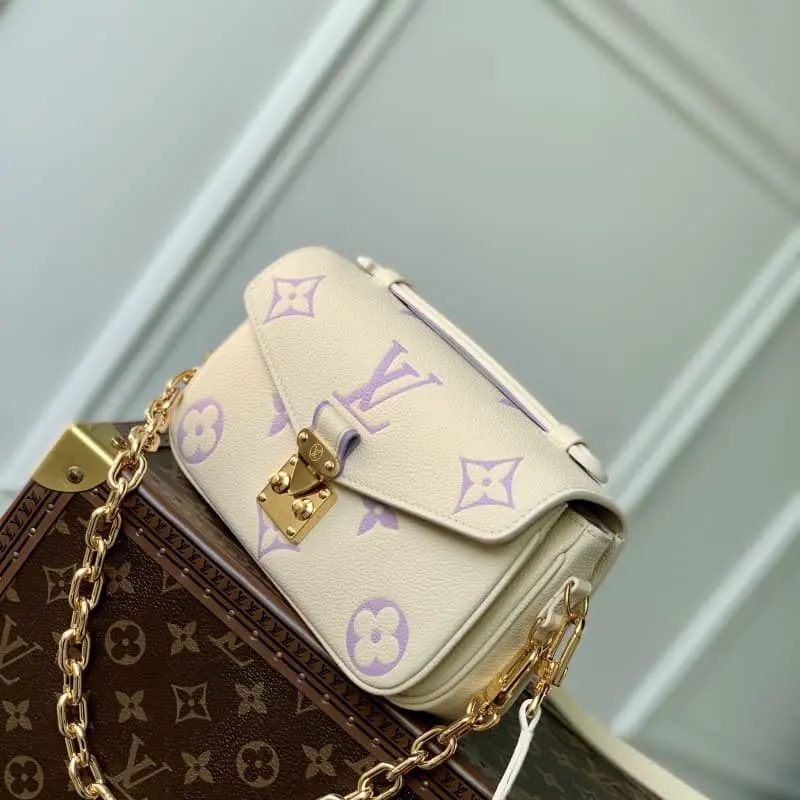 M46596 Silkscreen Purple 21.5x13.5x6cm High Quality Bags - Image 2