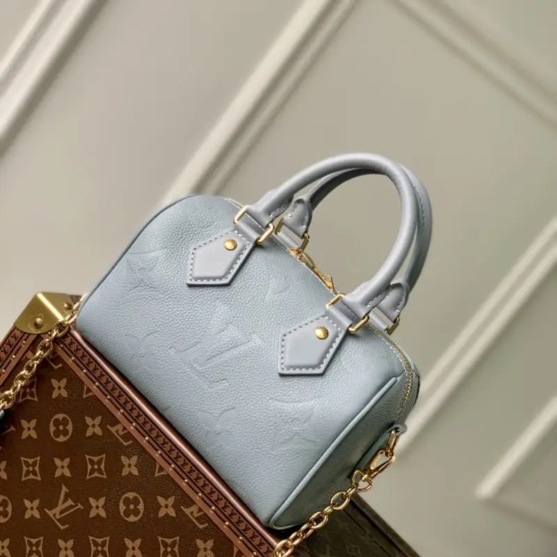 M58953 Embossed Blue 20.5x13.5x12cm High Quality Bags - Image 2