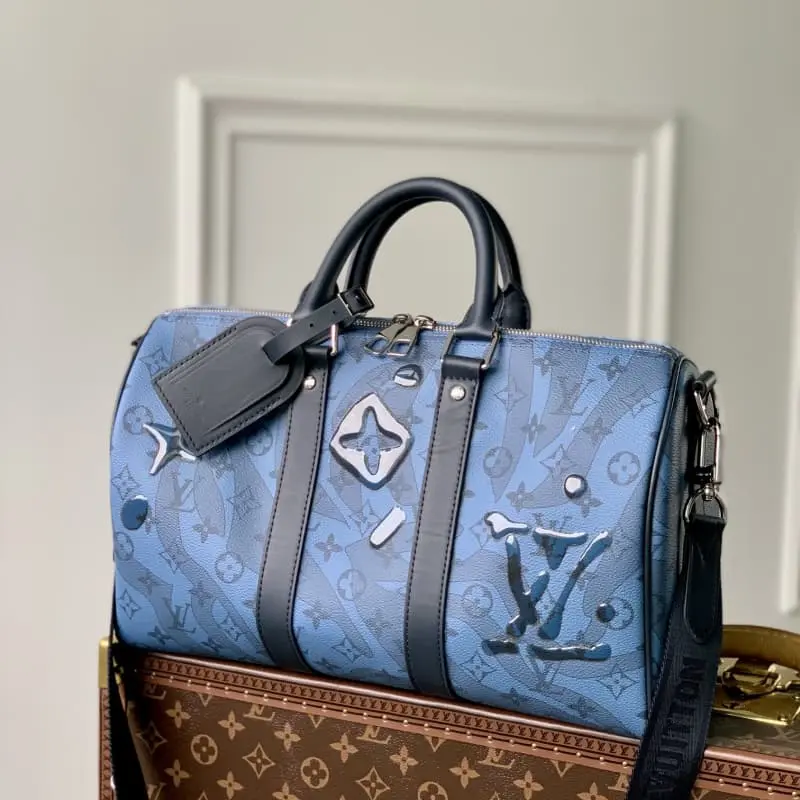 M22573 Crystal Dark Blue 34x21x16cm High Quality Bags - Image 2