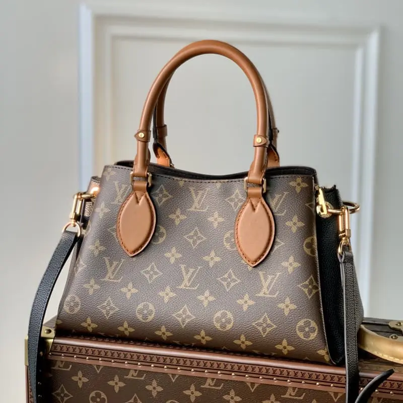 M46495 Black Leather 26x18x15cm High Quality Bags - Image 2