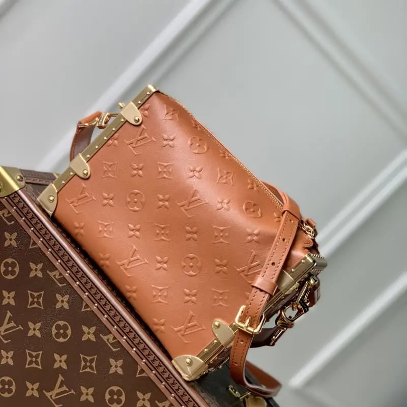 M21477 Golden Brown Full Leather 21x14x6cm High Quality Bags - Image 2