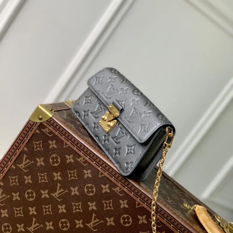 M12716 Gunmetal 22x15x5.5cm High Quality Bags - Image 2