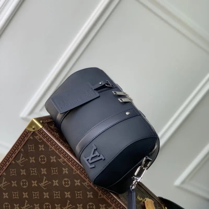 M11602 Dark Blue 17x13x27cm High Quality Bags - Image 2