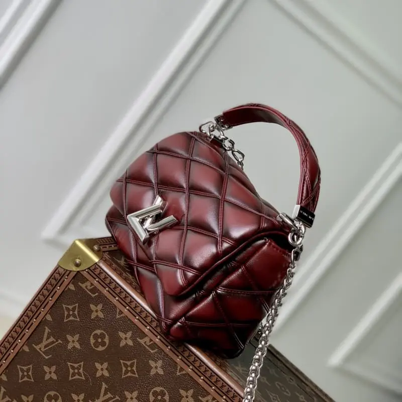 M12567 Wine Red 14x9x20cm High Quality Bags - Image 2