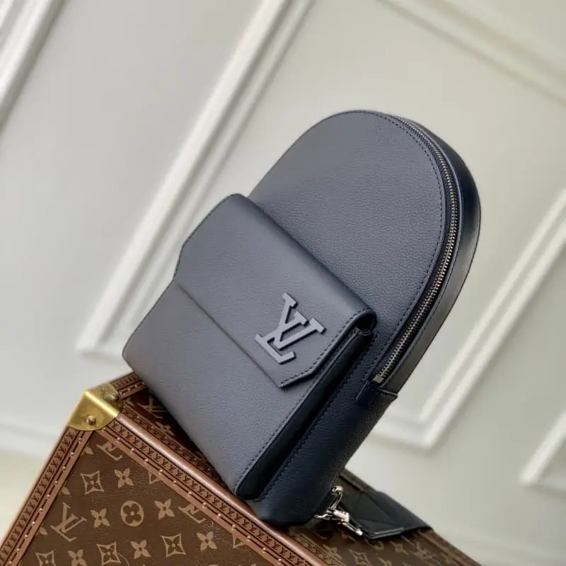 M11601 Dark Blue 20x30x4cm High Quality Bags - Image 2