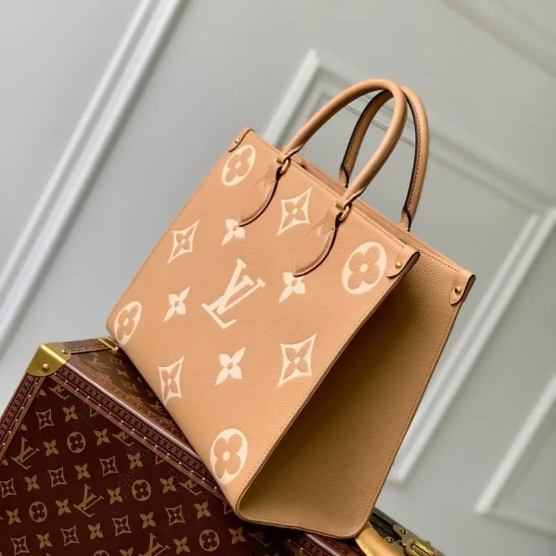 M45595 Light yellow silk screen 35x27x14cm High Quality Bags - Image 2