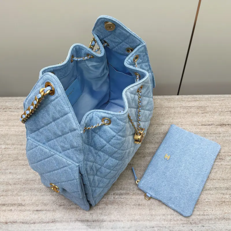 25s Hobo Light Denim Medium High Quality Bags - Image 6