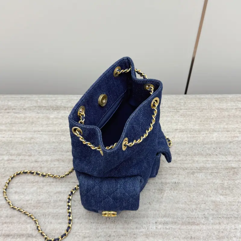 25c Double Shoulder Bag Denim High Quality Bags - Image 6