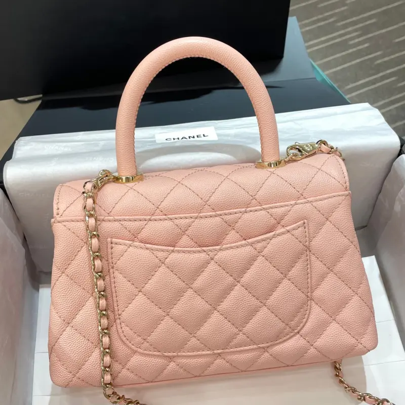 Model Small Size 24cm Cowhide Handle CM 3 High Quality Bags - Image 3