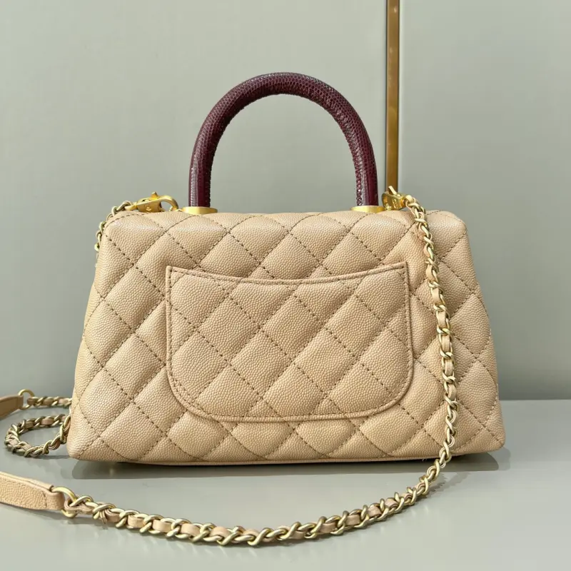 Small Size 24cm Lizard Handle CM 1 High Quality Bags - Image 2