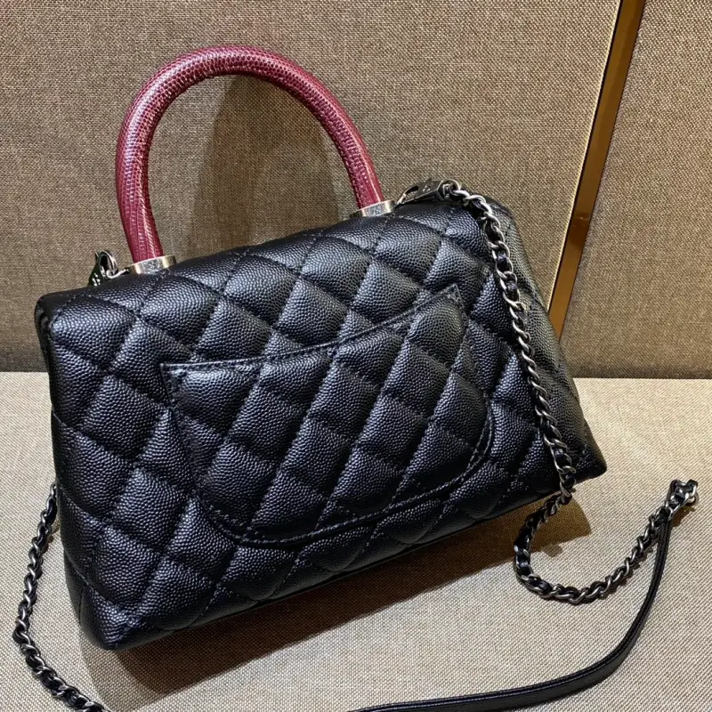 Small 24cm Lizard Handle CM 2 High Quality Bags - Image 2