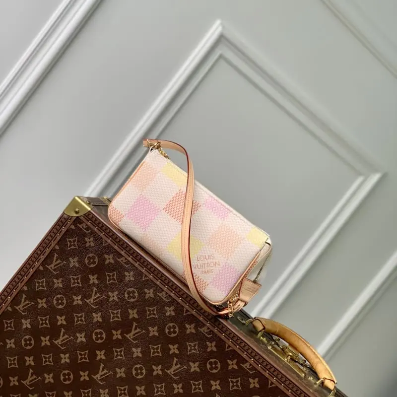 M40642 Pink (red check) 23.5x13.5x4cm High Quality Bags