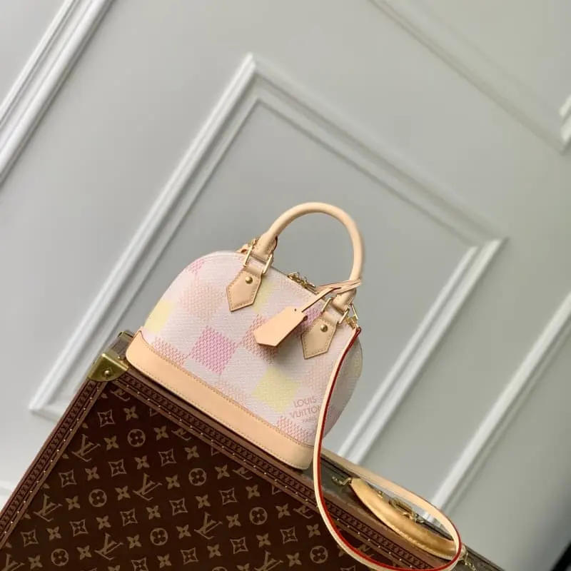 N40516 Red Grid 23.5x17.5x11.5cm High Quality Bags