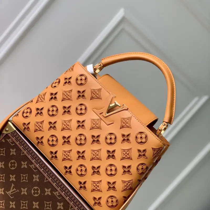 M22863 Embroidery khaki 31.5x20x11cm High Quality Bags