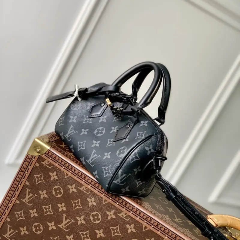 M24606 Black Flower 18x12.5x11cm High Quality Bags - Image 2