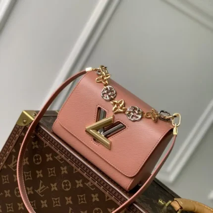 M23074 Peach Powder 19x15x9cm High Quality Bags