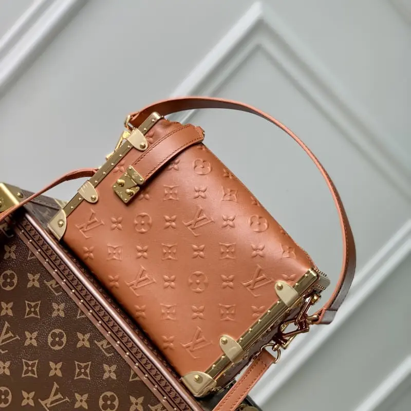 M21477 Golden Brown Full Leather 21x14x6cm High Quality Bags