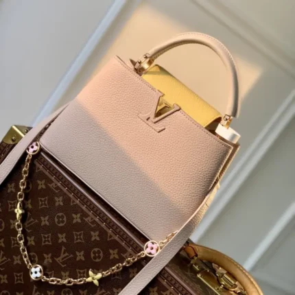 M22375 Apricot 27x18x9cm High Quality Bags