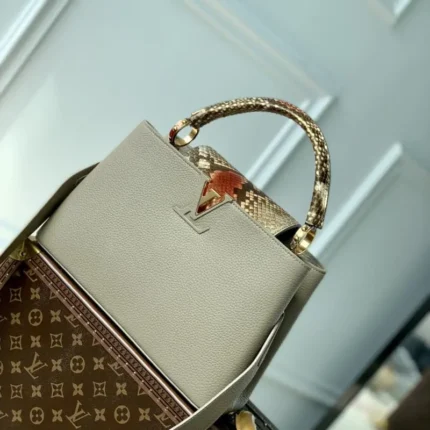 M81310 Khaki with python leather 31.5x20x11cm High Quality Bags