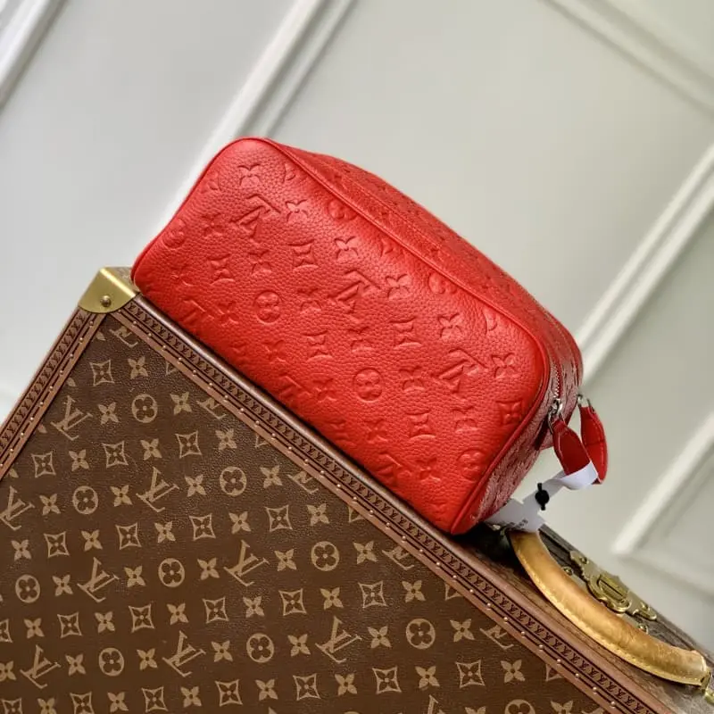M12863 Embossed Red 28x15x16.5cm High Quality Bags