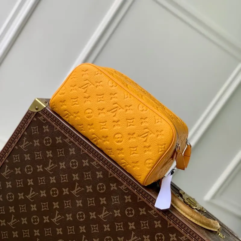 M12863 Embossed Yellow 28x15x16.5cm High Quality Bags