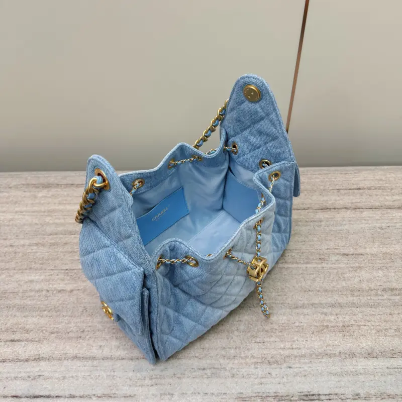 25s Hobo Light Denim Small High Quality Bags - Image 5