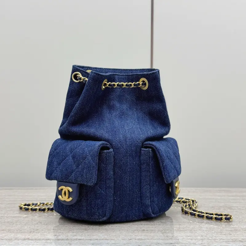25c Double Shoulder Bag Denim High Quality Bags - Image 5