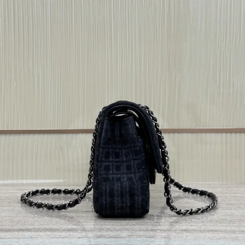 24K CF25 Denim Black and Grey High Quality Bags - Image 3