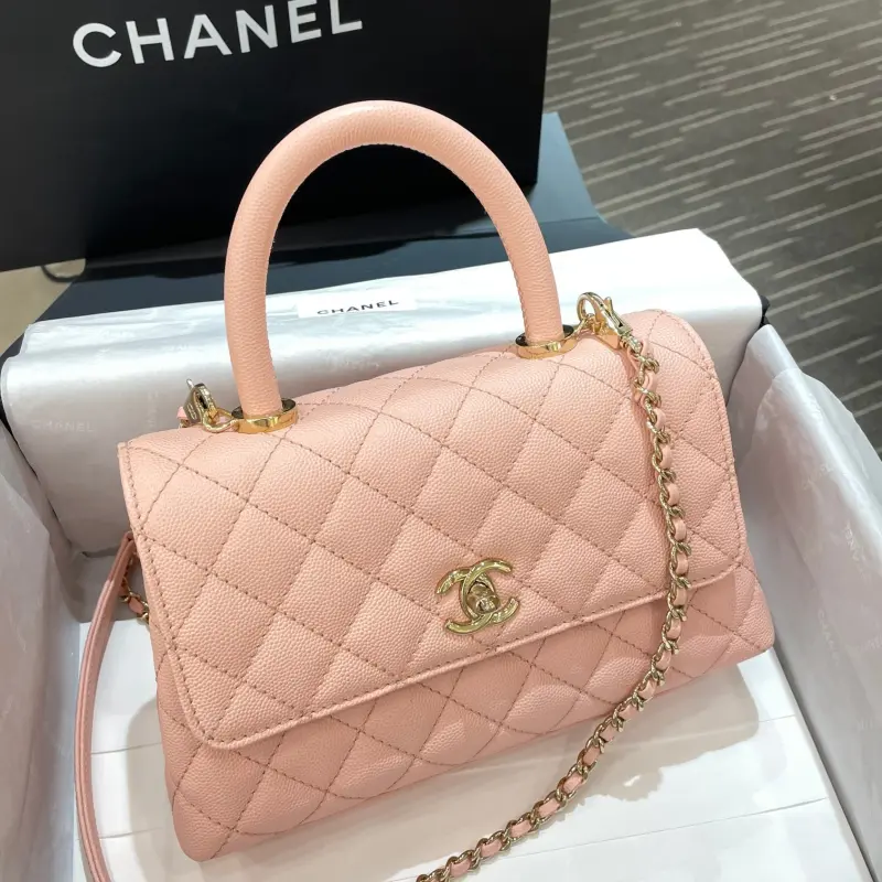 Model Small Size 24cm Cowhide Handle CM 3 High Quality Bags - Image 2