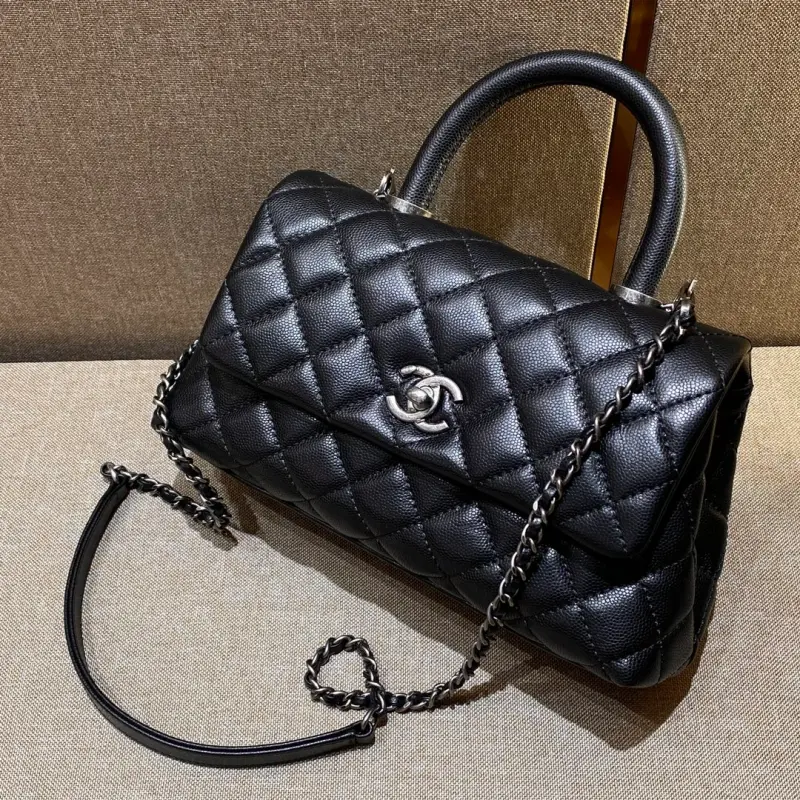 Small Size 24cm Cowhide Handle CM 9 High Quality Bags