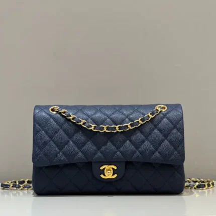 Medium 25cm Lychee Pattern Cowhide CM 8 High Quality Bags