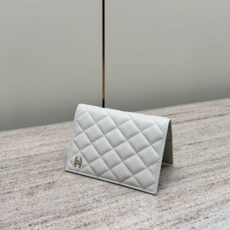 25c Passport Holder Grey Gold High Quality Bags - Image 3