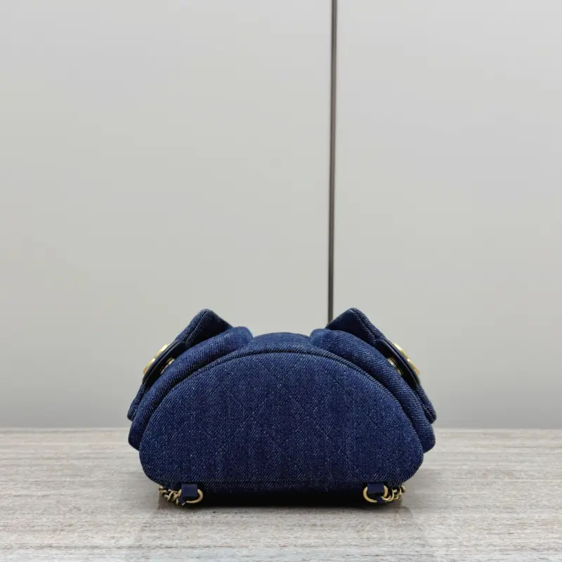 25c Double Shoulder Bag Denim High Quality Bags - Image 4