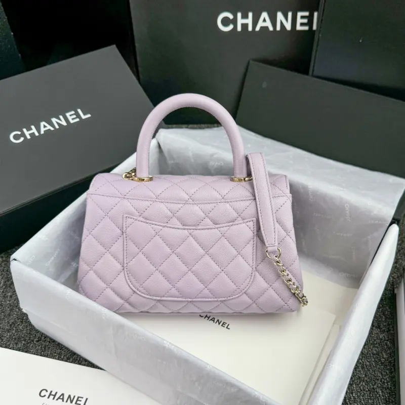 Small Size 24cm Cowhide Handle High Quality Bags - Image 4