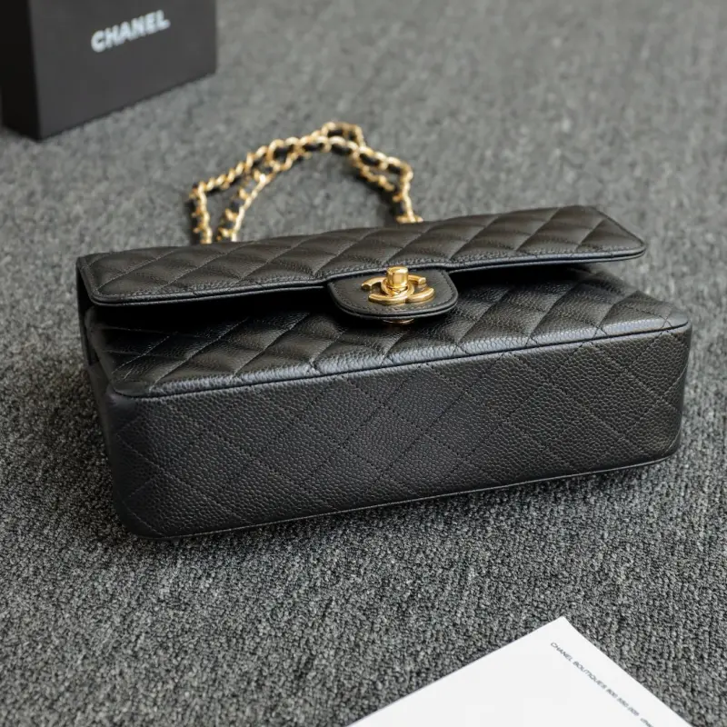 CF Medium 25cm Lichee Pattern Leather CM 11 High Quality Bags - Image 4