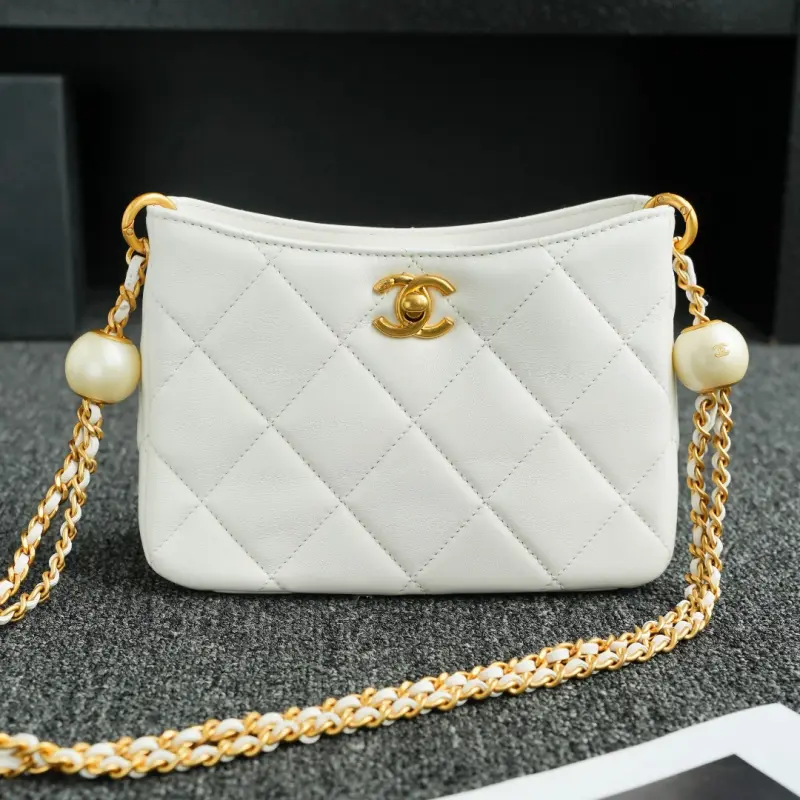 24s Double Pearl Hobo Bag CM 1 High Quality Bags